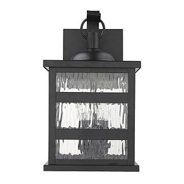 Morris 3-Light Matte Black Wall Light 