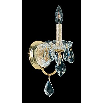 Century One Light Wall Sconce in Antique Silver by Schonbek