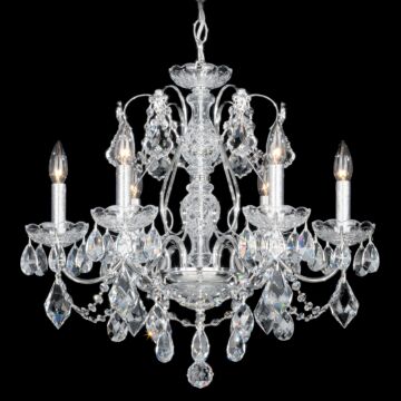 Century Six Light Chandelier in Silver by Schonbek