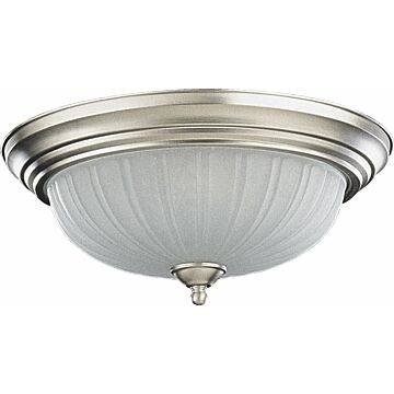 3074 Ceiling Mounts Three Light Ceiling Mount in Satin Nickel by Quorum International