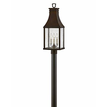 Hinkley Beacon Hill 3-Light Outdoor Light In Blackened Copper