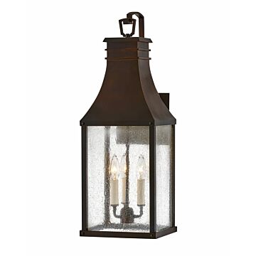 Hinkley Beacon Hill 3-Light Outdoor Light In Blackened Copper