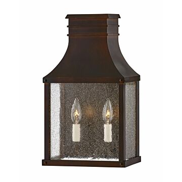 Hinkley Beacon Hill 2-Light Outdoor Light In Blackened Copper