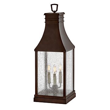 Hinkley Beacon Hill 3-Light Outdoor Light In Blackened Copper