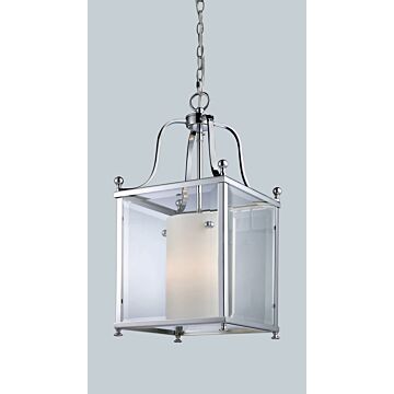 Z-Lite Fairview 3-Light Pendant Light In Chrome