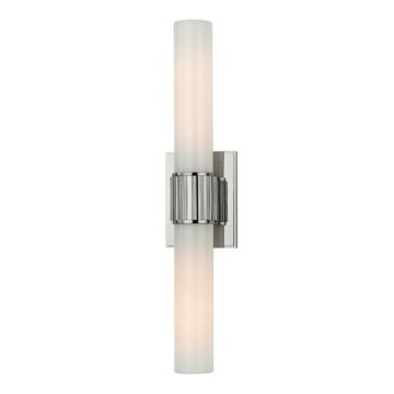 Fulton Two Light Bath Bracket in Polished Nickel by Hudson Valley