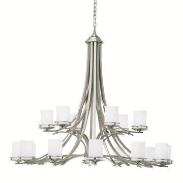 Hendrik 18 Light Chandelier in Brushed Nickel by Kichler