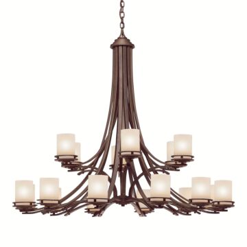 Hendrik 18 Light Chandelier in Olde Bronze by Kichler
