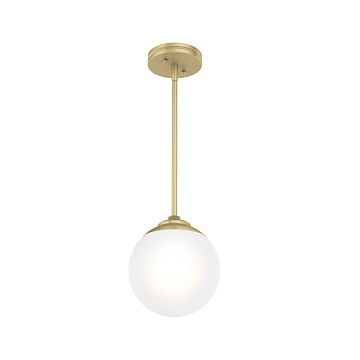 Hunter Hepburn 1-Light Mini Pendant in Painted Modern Brass