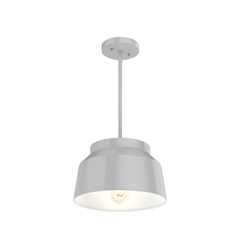 Hunter Cranbrook Pendant Light in Dove Grey