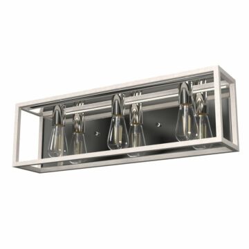 Squire Manor 3-Light Vanity in Distressed White