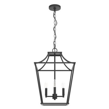Hunter Laurel Ridge 4-Light Lantern Pendant in Natural Iron