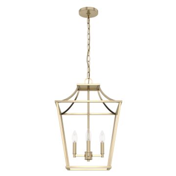 Hunter Laurel Ridge 4-Light Lantern Pendant in Alturas Gold