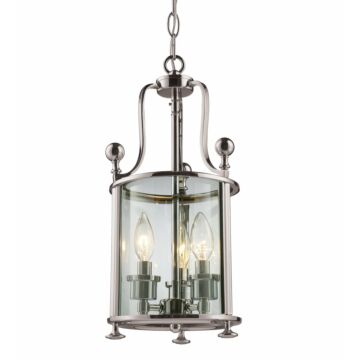 Z-Lite Wyndham 3-Light Pendant Light In Brushed Nickel