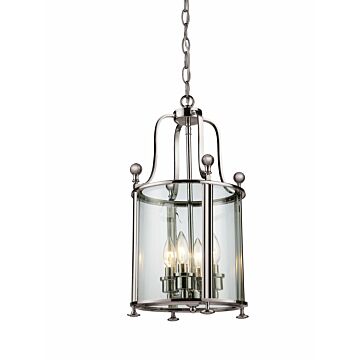 Z-Lite Wyndham 4-Light Pendant Light In Brushed Nickel