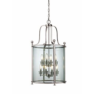 Z-Lite Wyndham 8-Light Pendant Light In Brushed Nickel