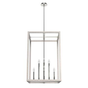 Squire Manor 8-Light Pendant in Chrome