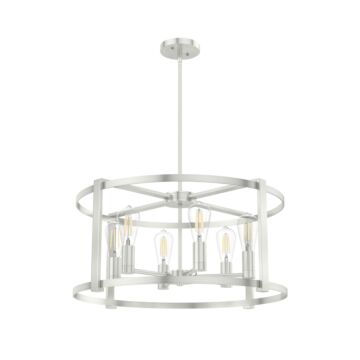 Hunter Astwood 6-Light Chandelier in Brushed Nickel