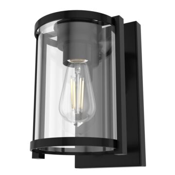 Hunter Astwood 1-Light Wall Sconce in Matte Black