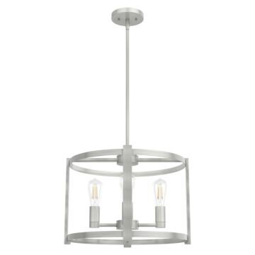 Hunter Astwood 4-Light Chandelier in Brushed Nickel