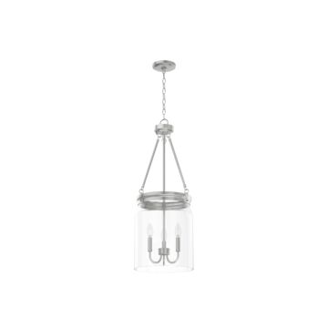 Hunter Devon Park 3-Light Pendant in Brushed Nickel