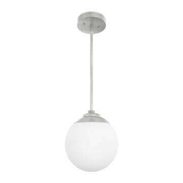 Hunter Hepburn 1-Light Mini Pendant in Brushed Nickel