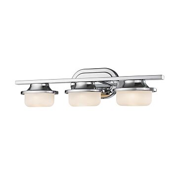 Z-Lite Optum 3-Light Bathroom Vanity Light In Chrome