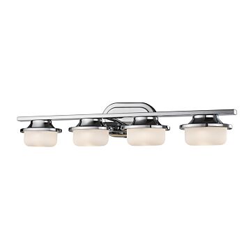 Z-Lite Optum 4-Light Bathroom Vanity Light In Chrome