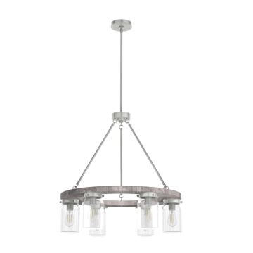 Hunter Devon Park 6-Light Chandelier in Brushed Nickel