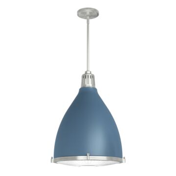 Hunter Bluff View 3-Light Pendant in Indigo Blue