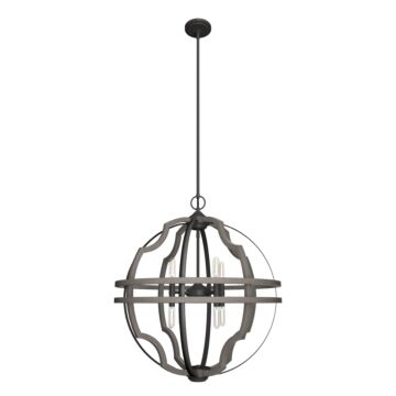 Hunter Stone Creek 8-Light Pendant in Noble Bronze