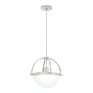 Hunter Wedgefield 1-Light Pendant in Brushed Nickel