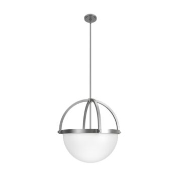 Hunter Wedgefield 4-Light Pendant in Brushed Nickel
