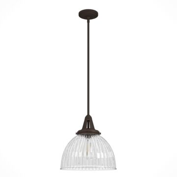 Hunter Cypress Grove 1-Light Pendant in Onyx Bengal