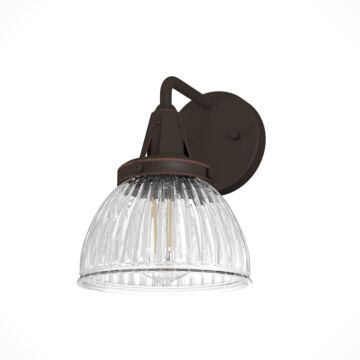 Hunter Cypress Grove 1-Light Wall Sconce in Onyx Bengal