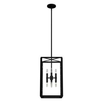 Hunter Felippe 8-Light Pendant in Natural Iron