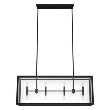 Hunter Felippe 8-Light Linear Chandelier in Natural Iron