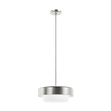 Station 2-Light Pendant in Brushed Nickel