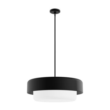 Station 4-Light Pendant in Natural Black Iron