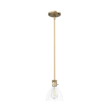 Hunter Van Nuys 1-Light Mini Pendant in Alturas Gold