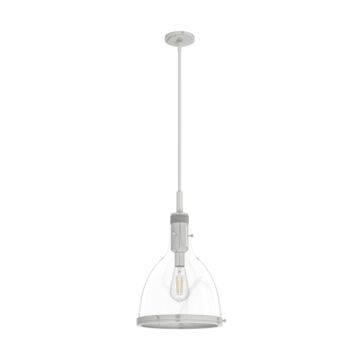 Hunter Van Nuys 1-Light Pendant in Brushed Nickel
