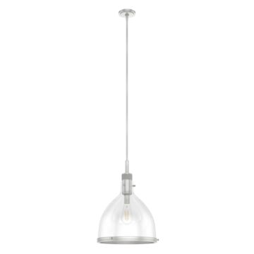 Hunter Van Nuys 1-Light Pendant in Brushed Nickel