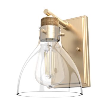 Hunter Van Nuys 1-Light Wall Sconce in Alturas Gold
