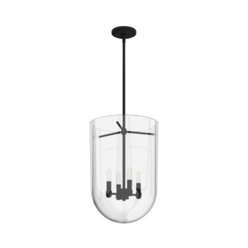 Hunter Sacha 4-Light Pendant in Natural Iron