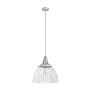 Hunter Cypress Grove 1-Light Pendant in Brushed Nickel