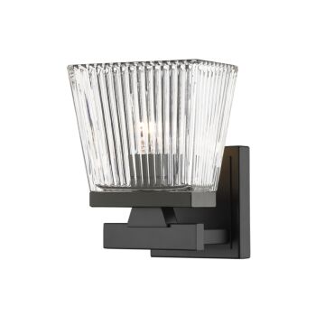Z-Lite Astor 1-Light Wall Sconce In Matte Black