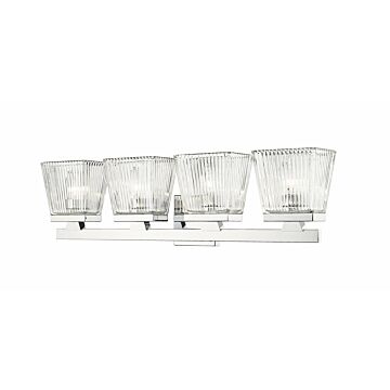 Z-Lite Astor 4-Light Bathroom Vanity Light In Chrome