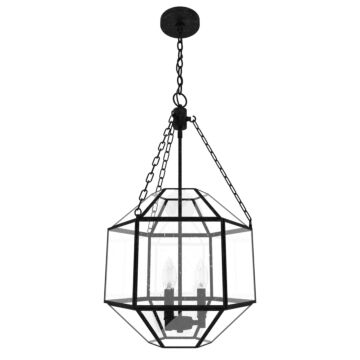 Hunter Indria 3-Light Pendant in Rustic Iron