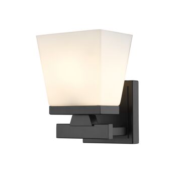 Z-Lite Astor 1-Light Wall Sconce In Matte Black