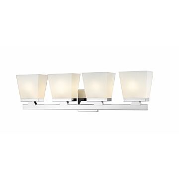 Z-Lite Astor 4-Light Bathroom Vanity Light In Chrome